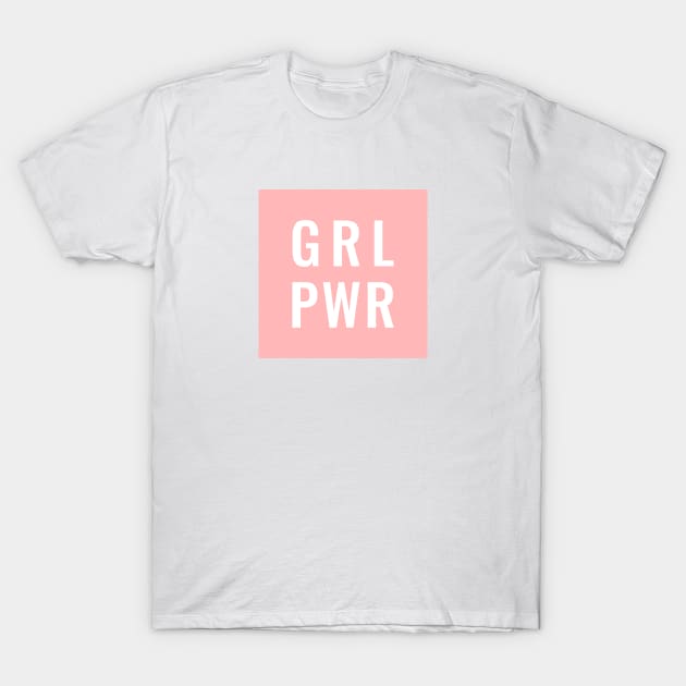 GRL PWR White Rose T-Shirt by lukassfr